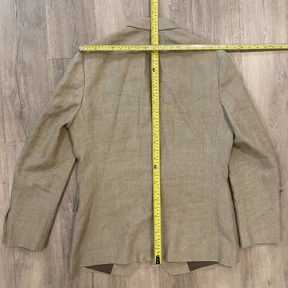Banana Republic Slim Fit Linen Blazer 40R – Oatmeal Beige - Picture 10 of 10